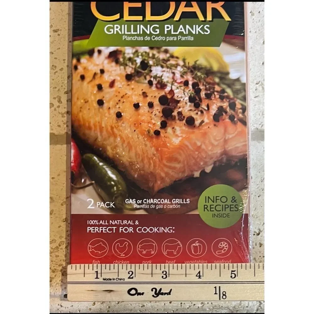 Cedar Grilling Planks 5” x 11” and 5” x 15” NWT
